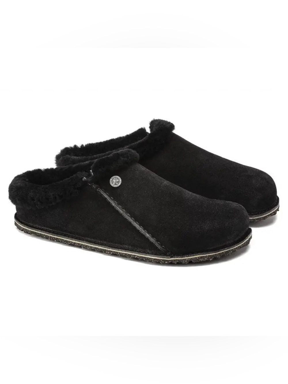 Birkenstock Zermatt Premium Suede Shearling Clogs Size 42